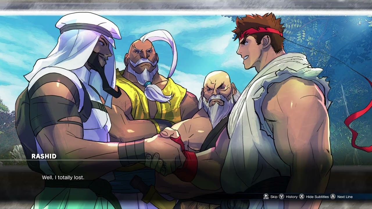 #StreetFighter V Gameplay (PC HD) [1080p60FPS]STORY RASHID AND ZANGIEF