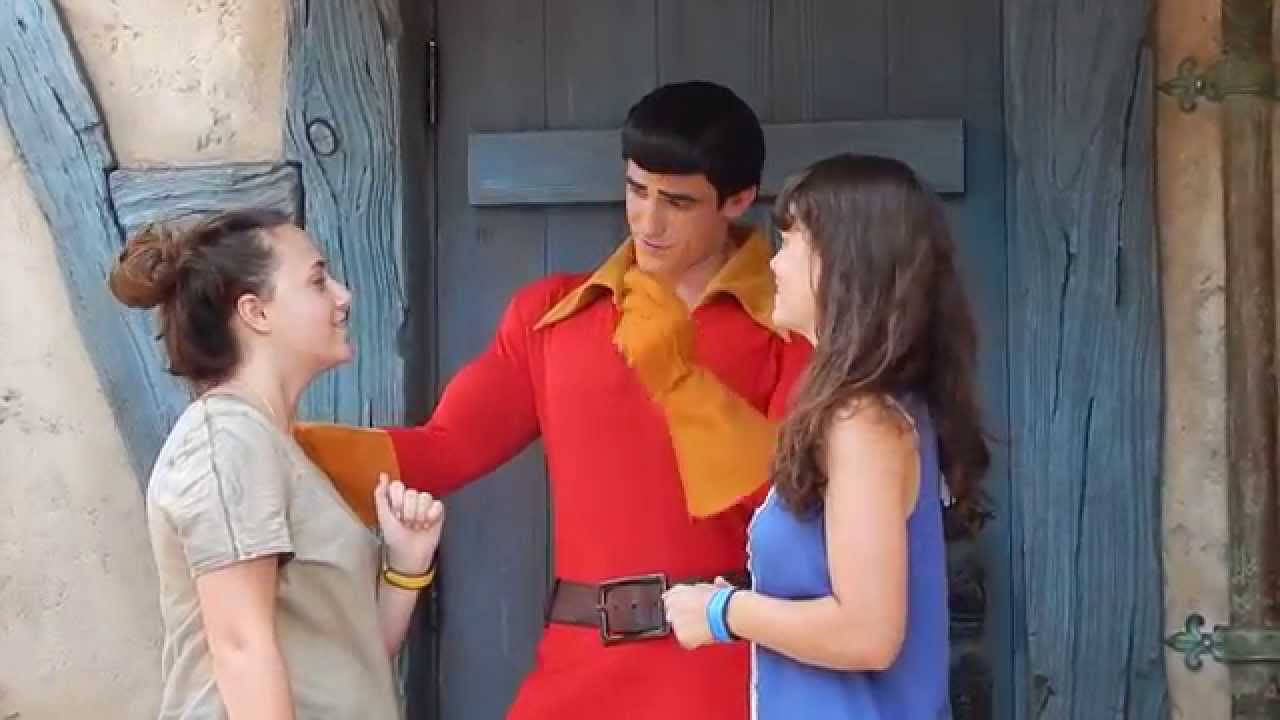 GASTON loves the compliments! Disney World Magic Kingdom