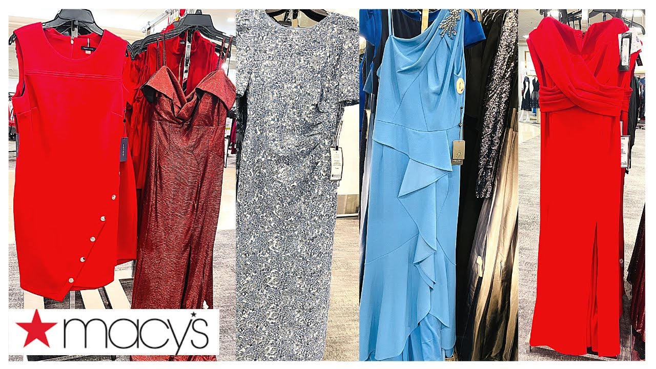 MACY'S UNIQUE CLASSY DRESSES ELEGANT DRESS | SHOP WITH ME