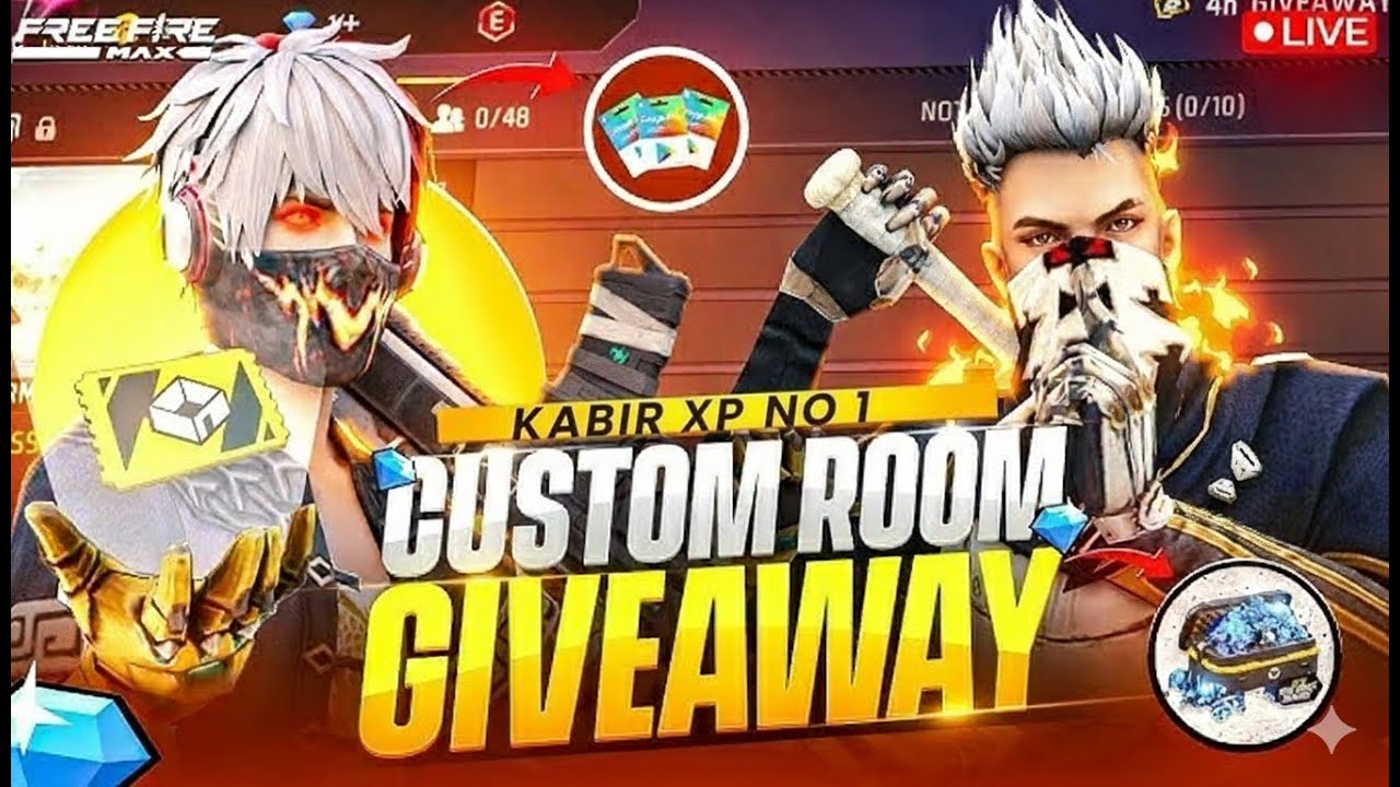 CUSTOM ROOM WIN 💎🎁 DIAMOND GIVEAWAY | DAY (27/365)