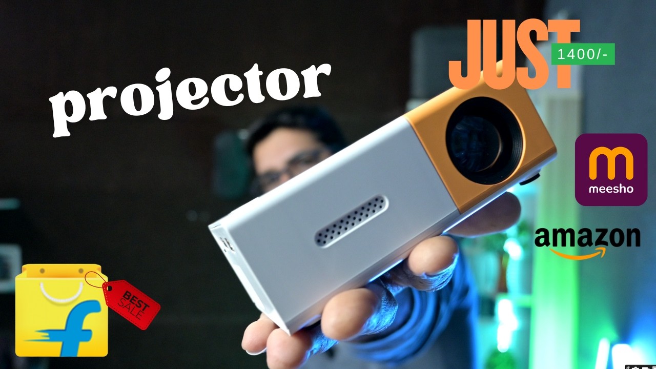 Mini Projector In Your Budget Under 1500 😍 | इतना सस्ता प्रोजेक्टर कहीं नही देखा होगा tech view4u||
