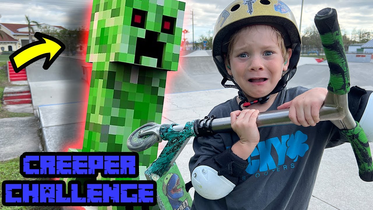 MINECRAFT Scooter Challenge!