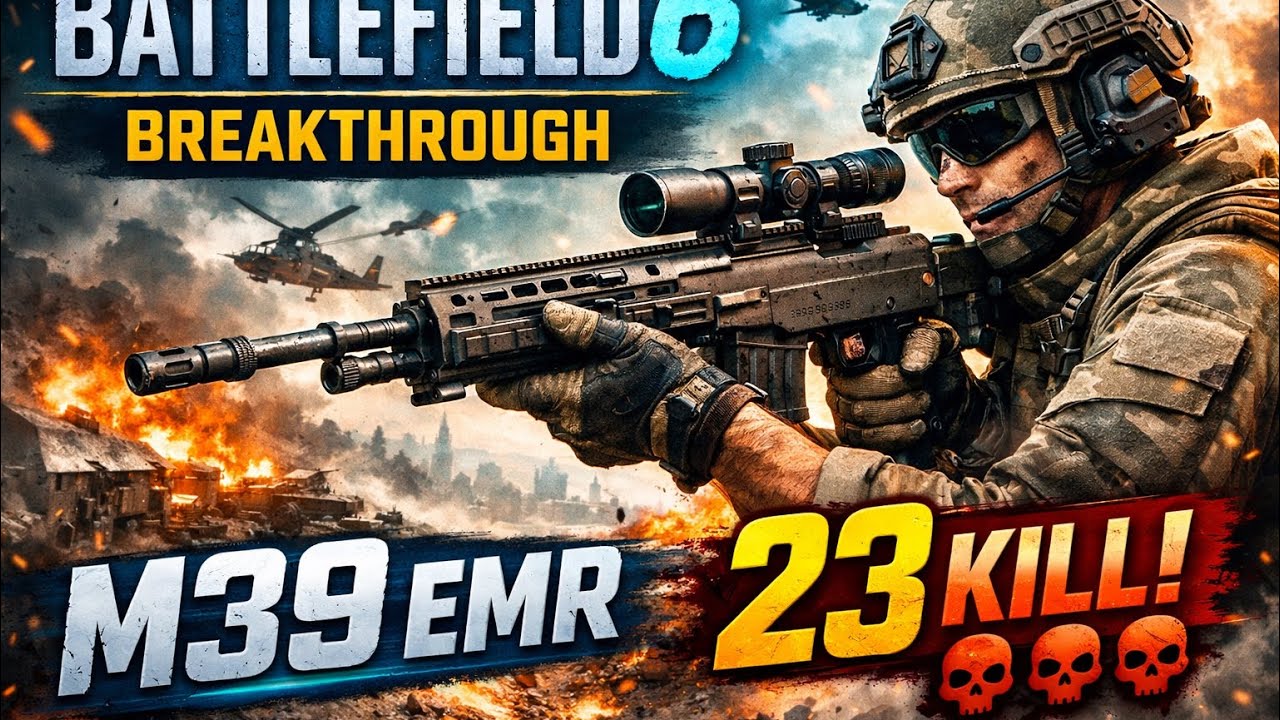 Battlefield 6 | M39 EMR 23 Kill | Breakthrough