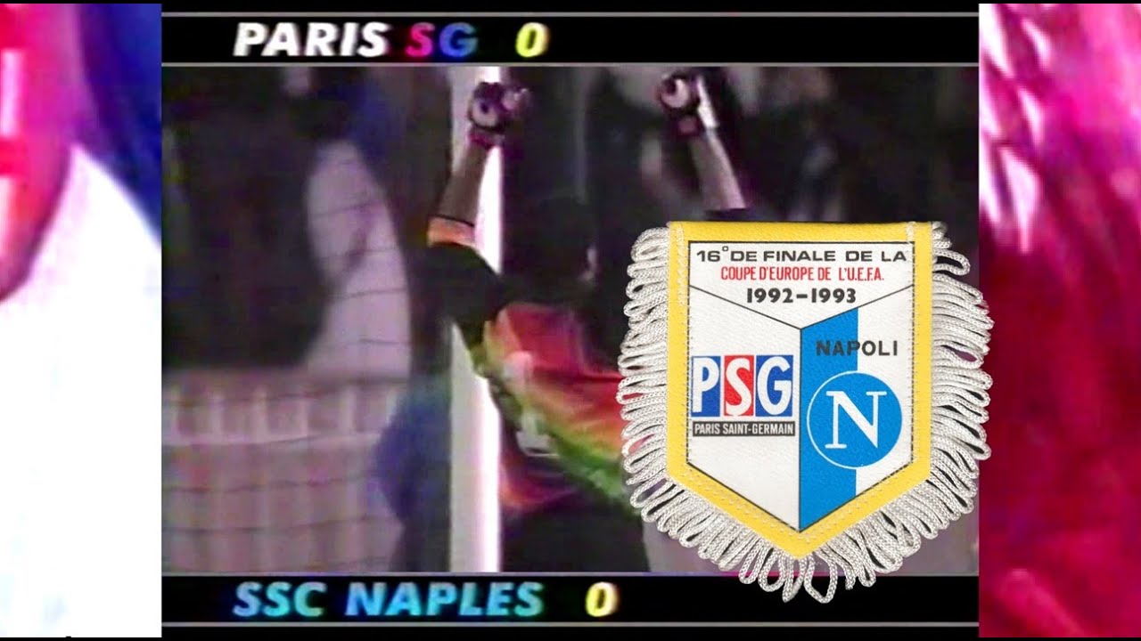 1992/93, PSG / NAPLES - Coupe UEFA, 16è de finale Retour
