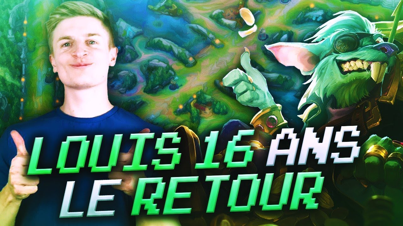 LE RETOUR DE LOUIS 16 ANS AVEC JBZZ CONTRE UN FAKE SARDOCHE SUR LEAGUE OF LEGENDS