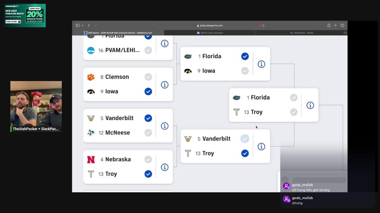 MONDAY MARCH 16TH -- IT'S TOURNEY TIME