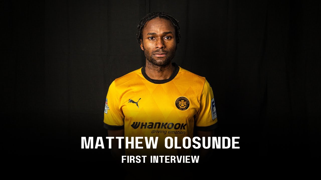 NEW SIGNING | MATTHEW OLOSUNDE | First Interview