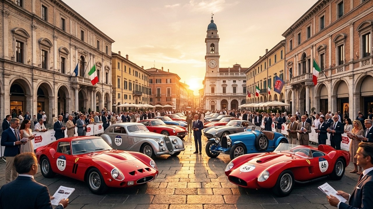 1000 (Mille) Miglia - Day 1 Highlights, Brescia