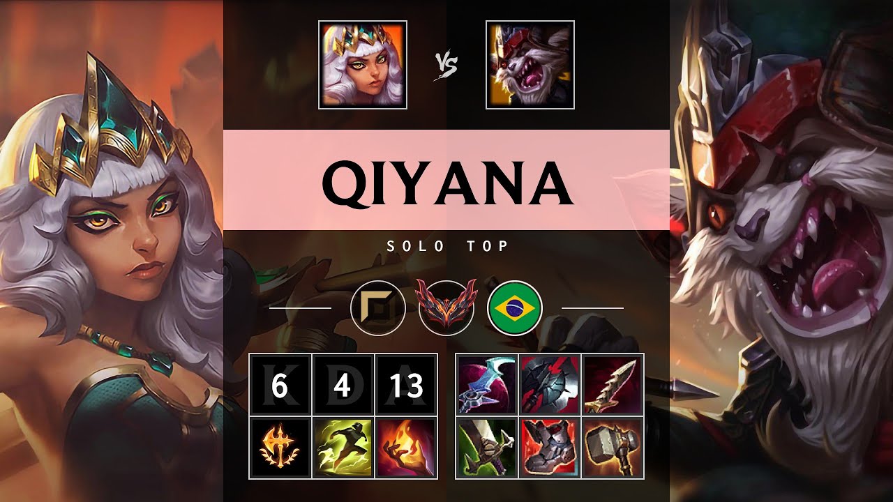 Qiyana Top vs Kled - BR Grandmaster Patch 25.16