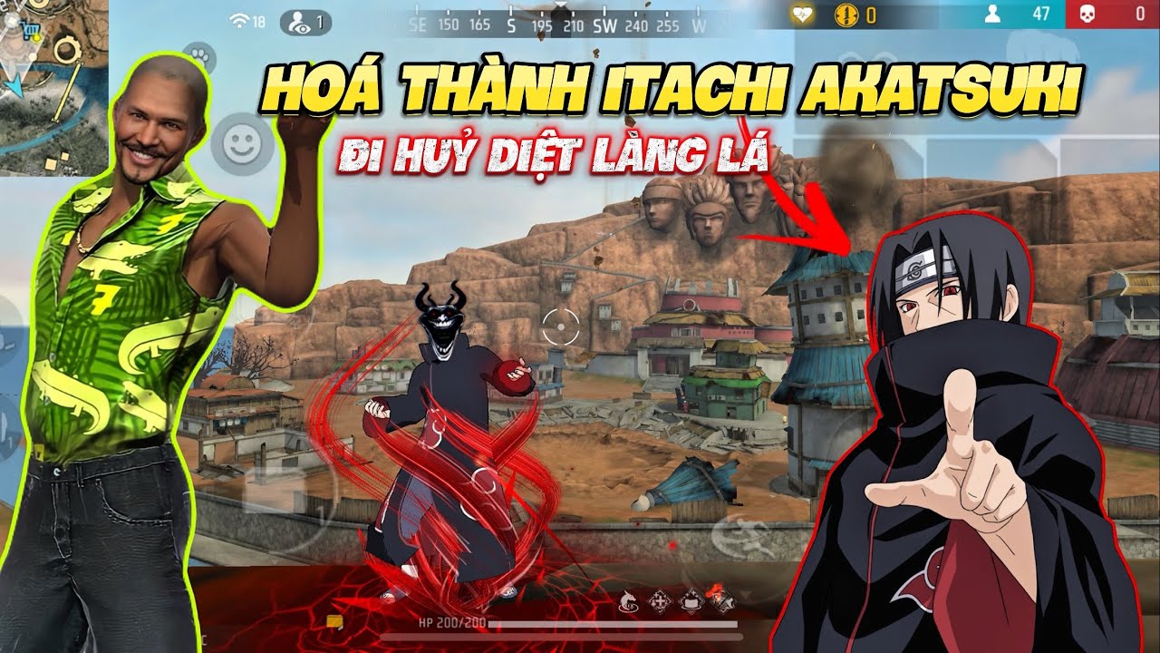 Hoá Thành Uchiha Itachi Đi Huỷ Diệt Làng Lá !
