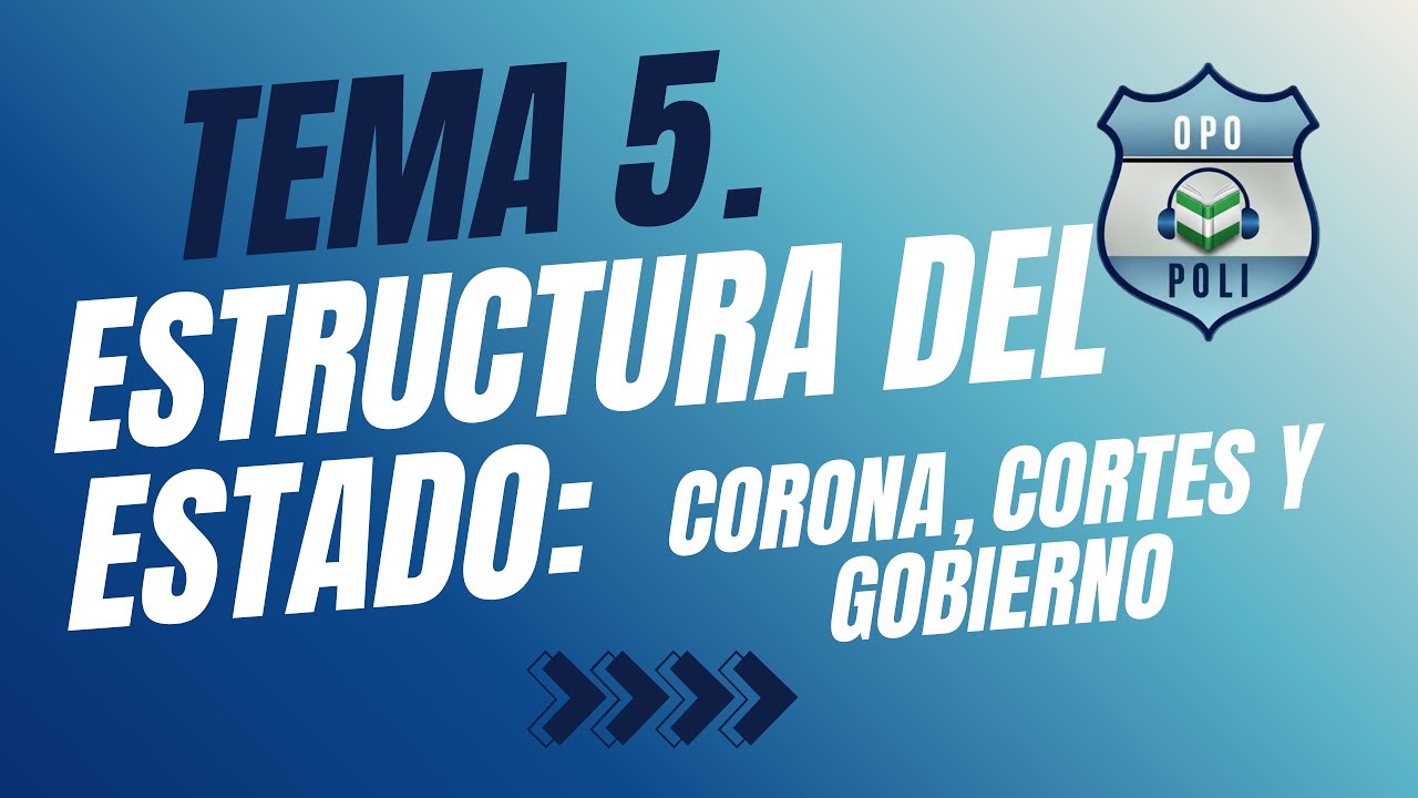 👮‍♂️Tema 5: La Corona, las Cortes y el Gobierno | Guía de Mayorías y Procedimientos