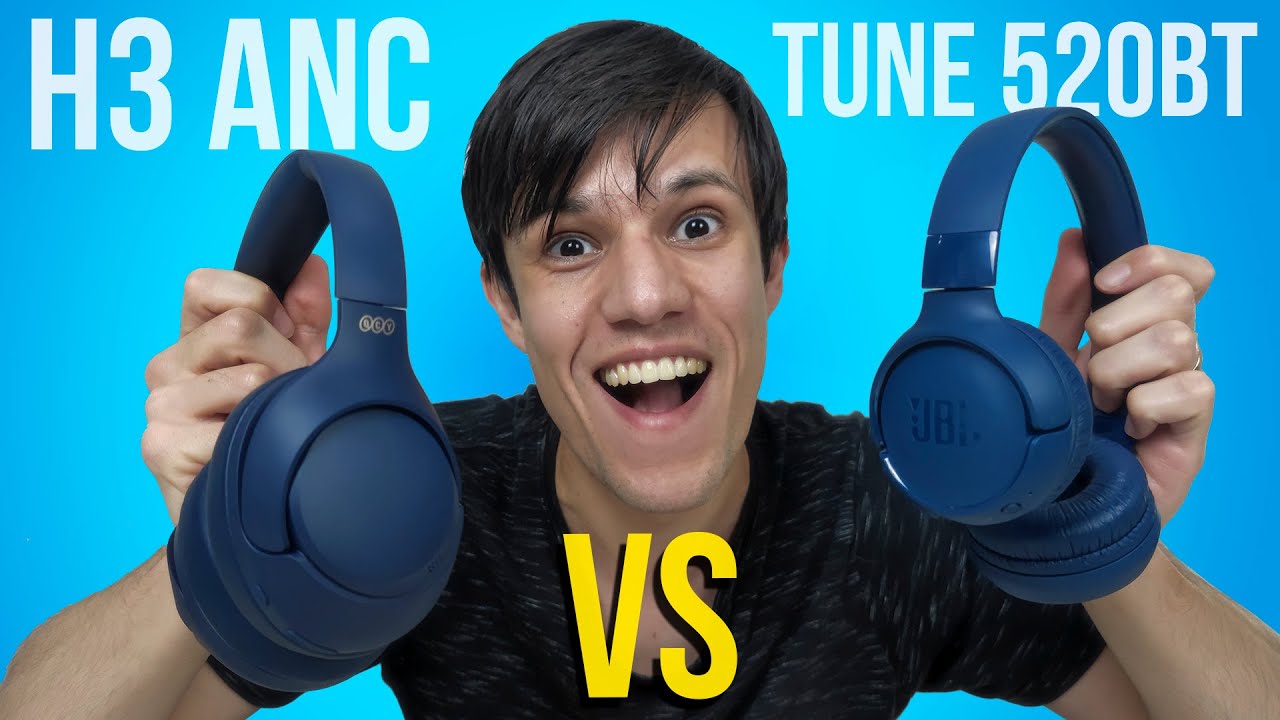 QCY H3 vs JBL Tune 520BT Comparativo! Qual dos dois tem MELHOR CUSTO BENEFÍCIO??