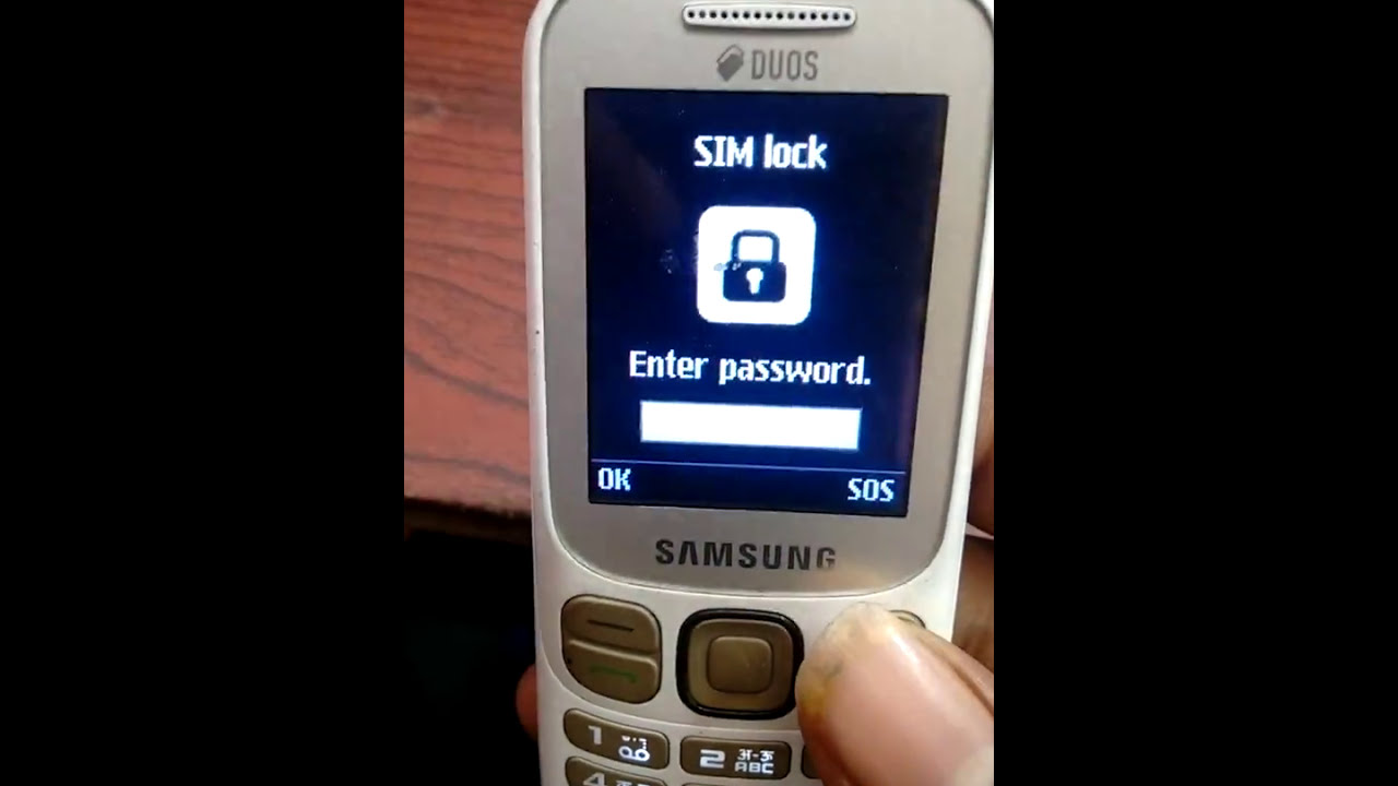 Samsung B-312E SUCESSFULLY SIM LOCK REMOVED 100%Done