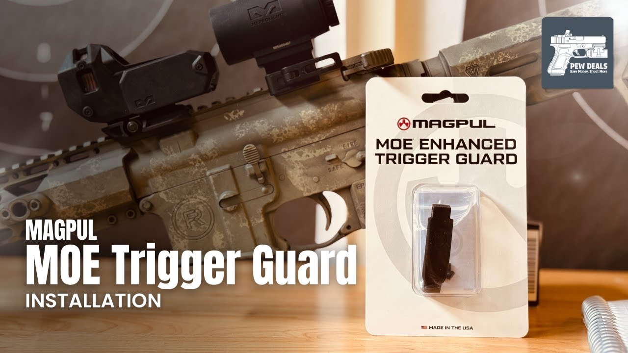 Покраска и установка усовершенствованной спусковой скобы Magpul MOE - 