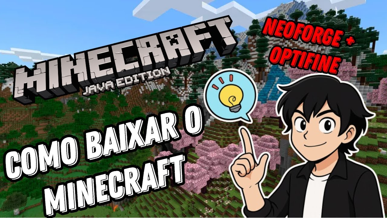 ⭐ Como Baixar Minecraft Java + NeoForge + OptiFine (Passo a Passo!)