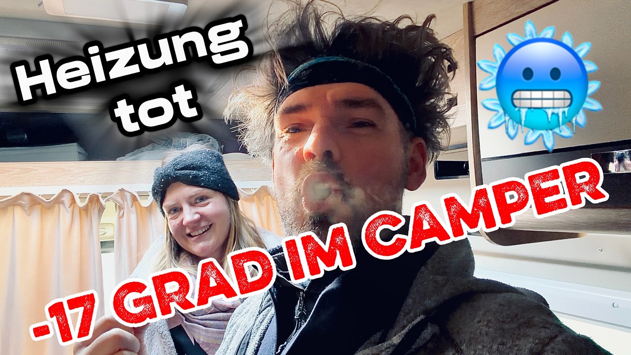 Vanlife extrem  -17°C | Van KOMPLETT eingefroren! 😱 Heizung tot in Polen
