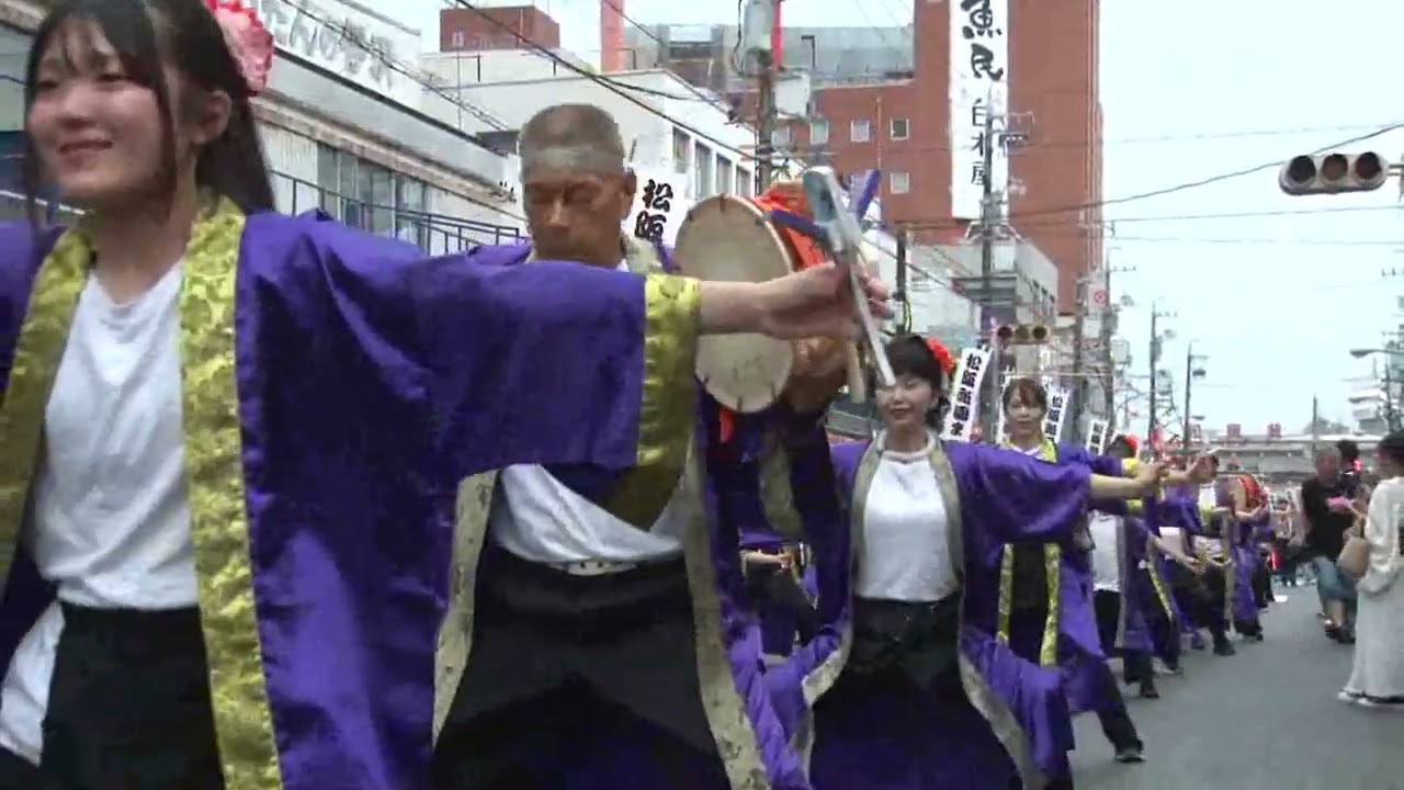 令和6年松阪祇園まつりに舞う「松阪しょんがいソーラン」　　：2024