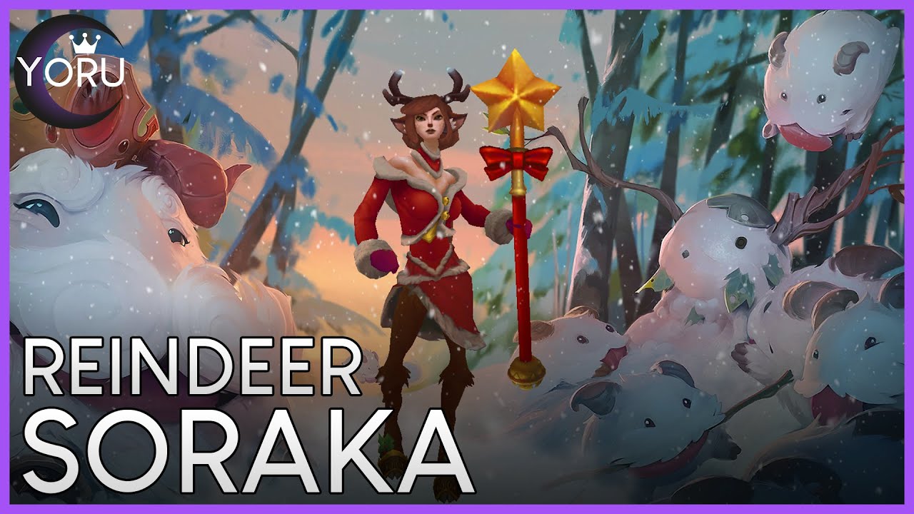 Reindeer Soraka 🦌 | League of Legends Custom Skin