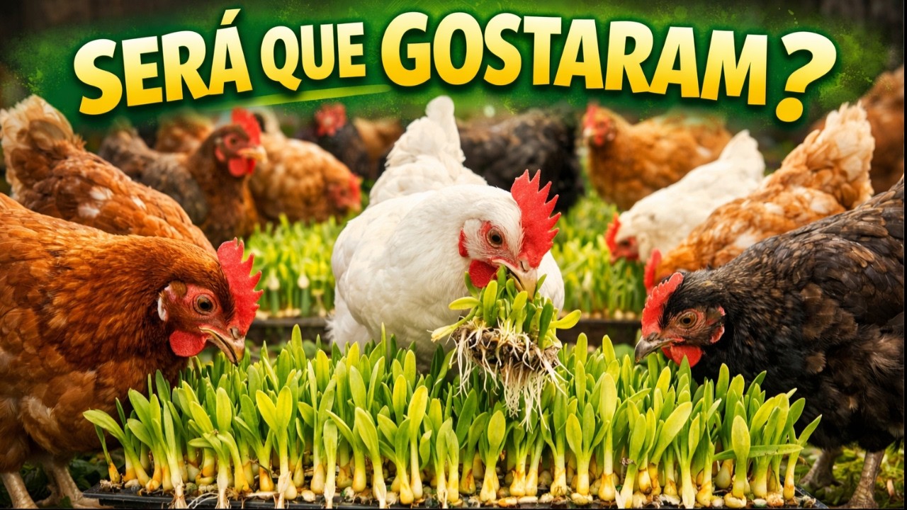 Como Produzir FORRAGEM VERDE Para Galinhas Em Apenas 10 Dias Na ROÇA | SITIO DO ZERO! 🌿
