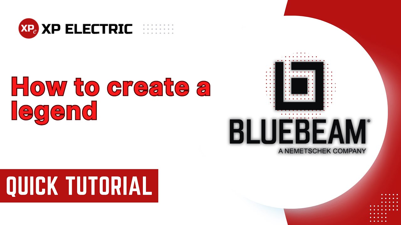 How To Create A Drawing Legend With Bluebeam