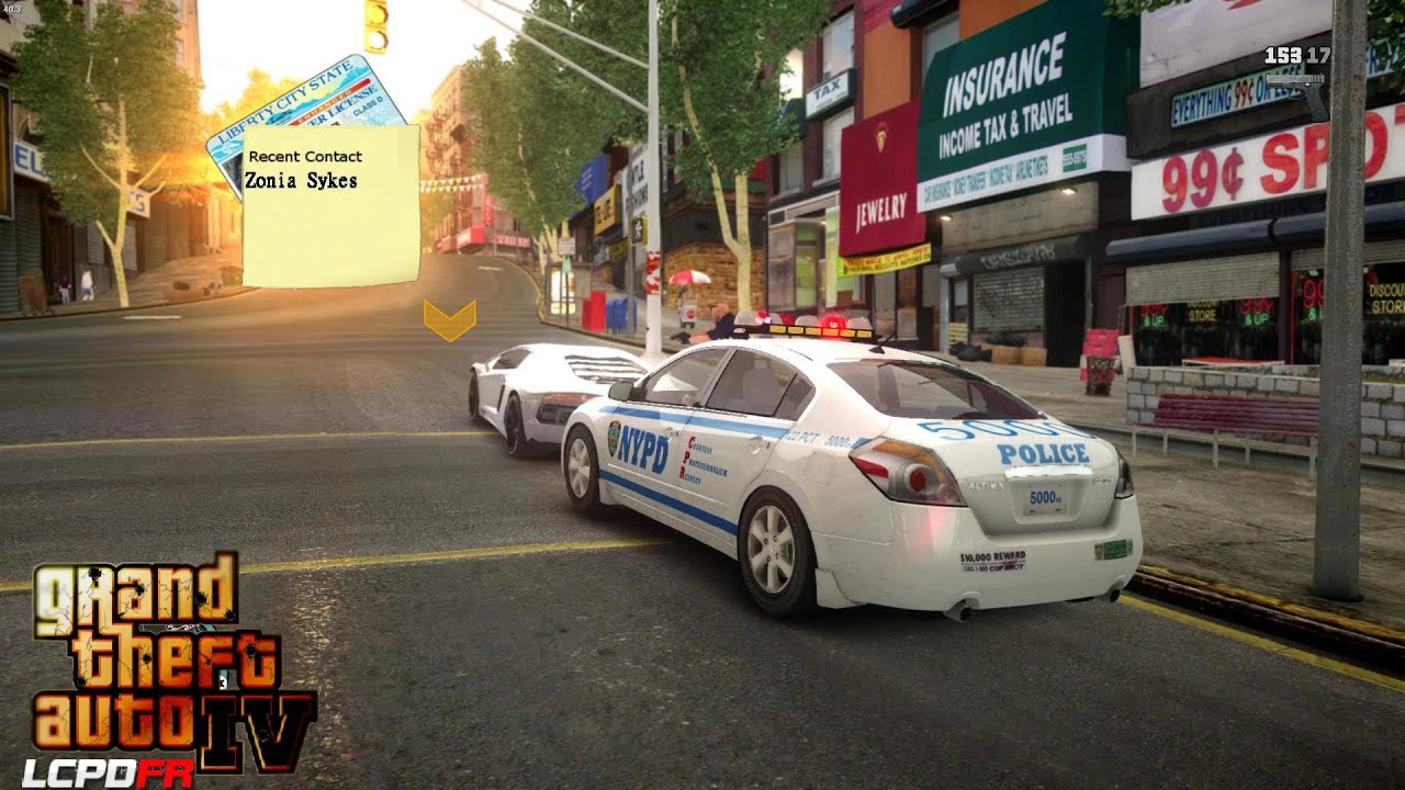 GRAND THEFT AUTO IV - LCPDFR 1.1 - EPiSODE 6 - NYPD NISSAN ALTIMA - WASTELAND
