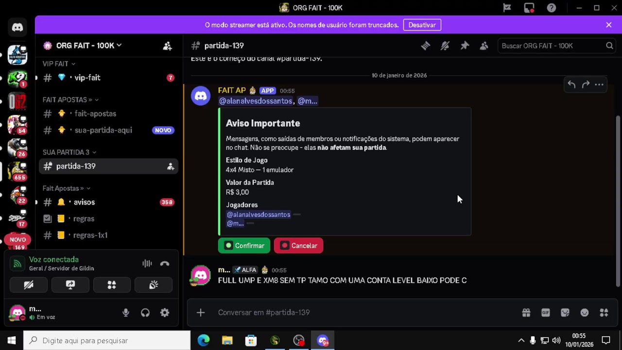 🥷🇧🇷FREE FIRE AO VIVO!! 4x4 JOGANDO AP!! 🥷🇧🇷FREE FIRE NO PC FRACO!! +18💙#freefire #emuladorfreefire