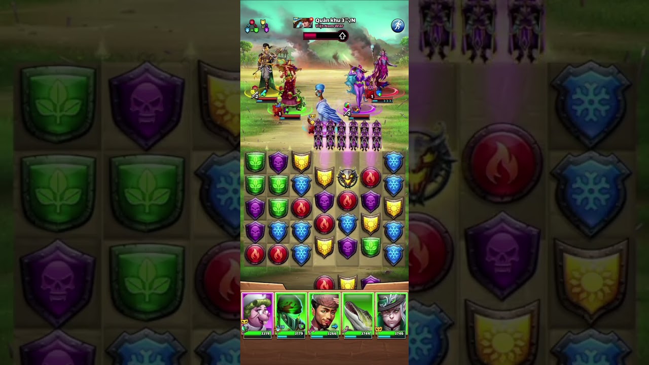 Empires and puzzles Alliance war LAUDA Vs Việt Nam War        Alik Youtube