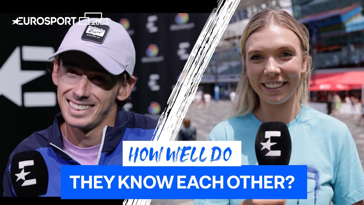 How Well Do Alex De Minaur And Katie Boulter Know Each Other?! | Perfect Match | Eurosport Tennis