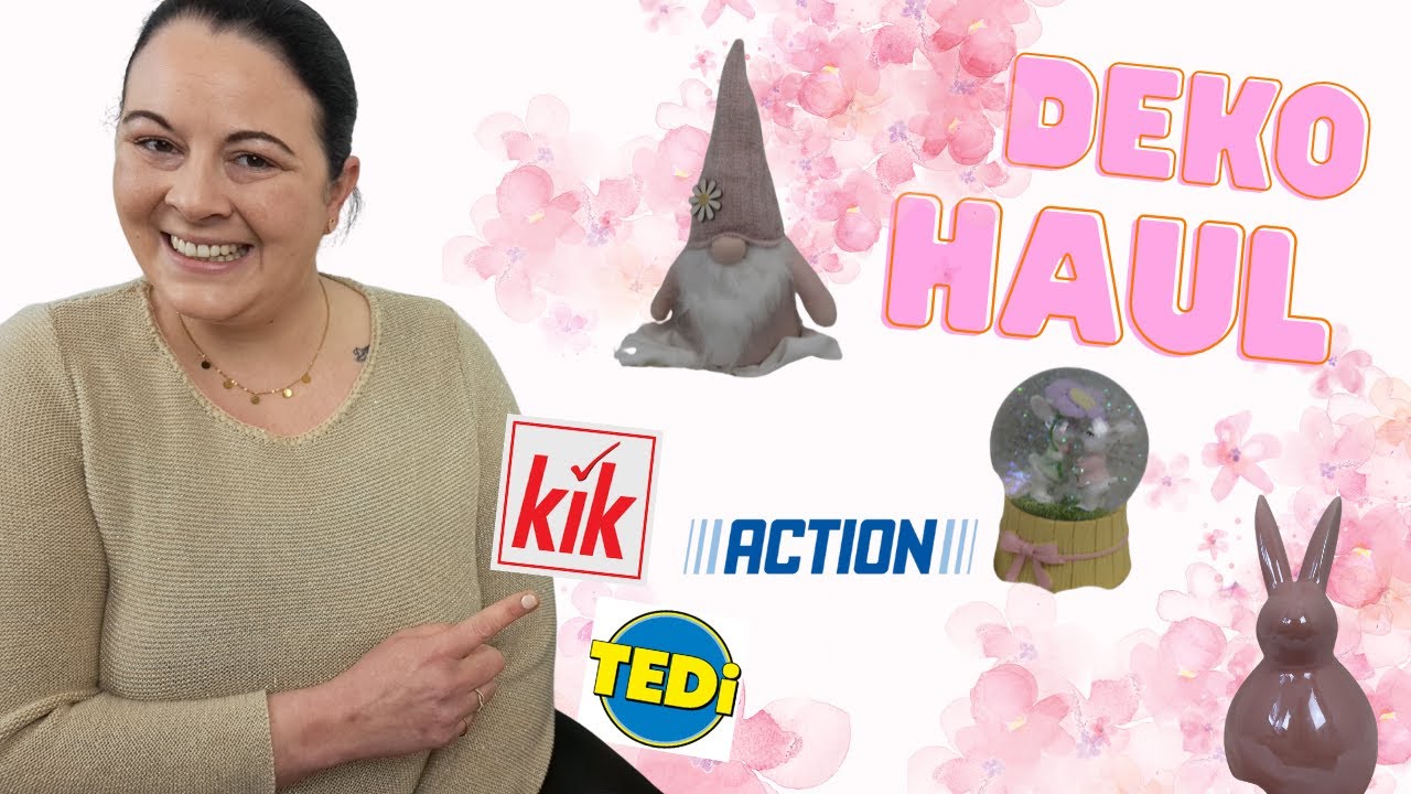 XXL ACTION,TEDI & KIK HAUL| Frühjahrsdeko 2024| Fräulein Jasmin