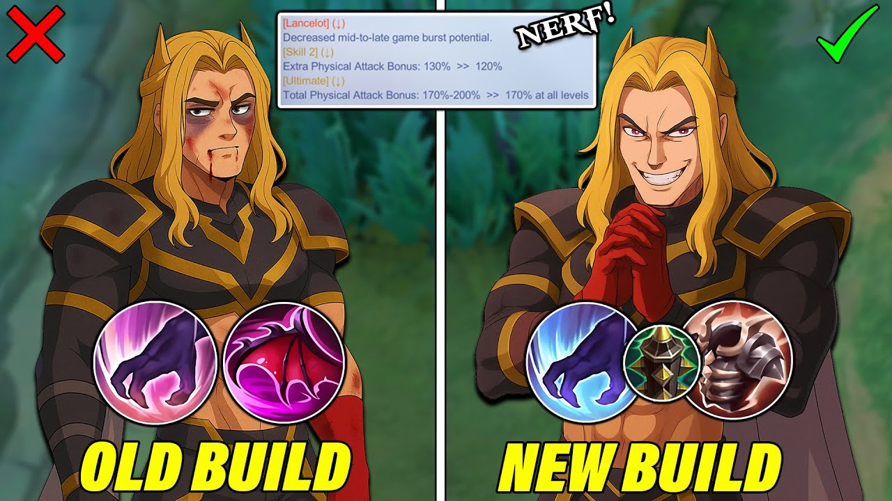 NEW LANCELOT BROKEN BUILD AFTER THE NERF?! 💀 (LANCELOT IS STILL DEADLY BECAUSE OF THIS!) - MLBB