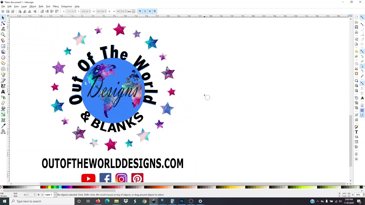 How to print sublimation transfers with inkscape