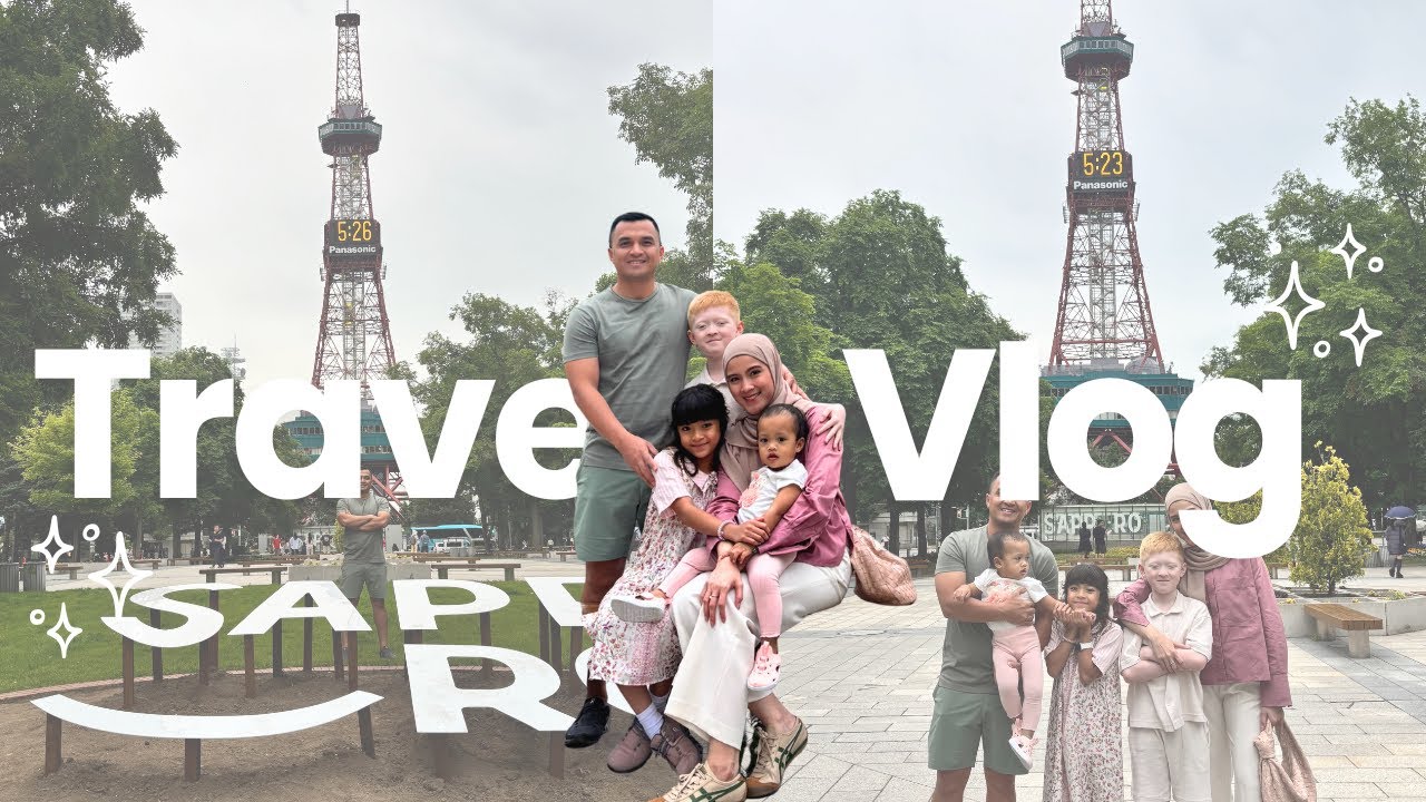 SUMMER IN JAPAN Part 1 | Sapporo, Maruyama Zoo, Nijo Market | Bijou Family