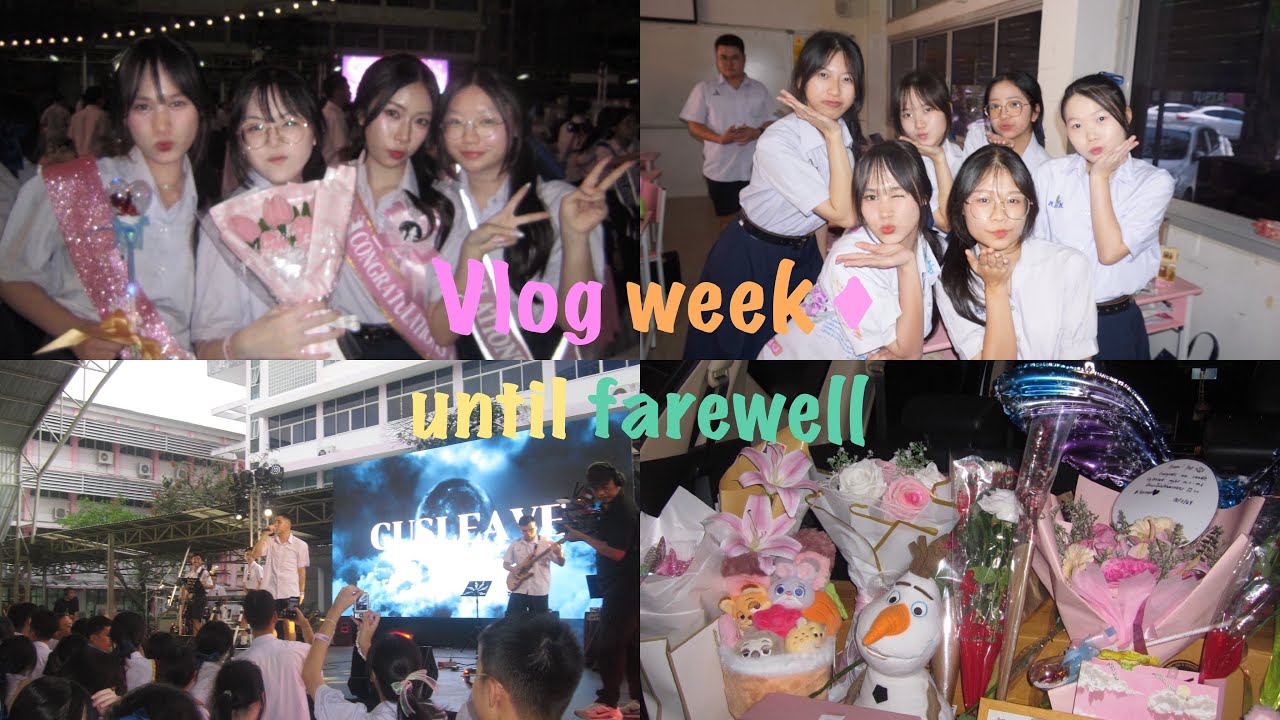 Vlog week farewell tup 𓂃♡  | candle diary