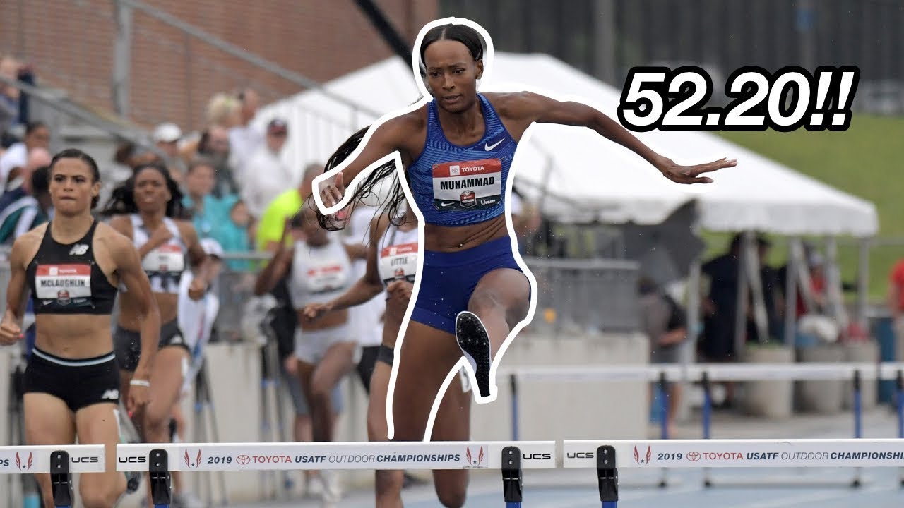 Dalilah Muhammad SMASHES World Record In 400mH At USAs!