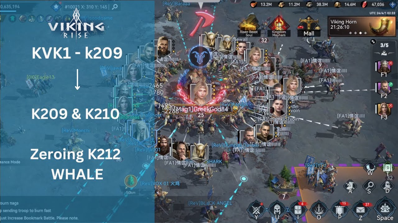 Viking Rise | K209 & K210 Zeroing a 117 million Whale | ReV