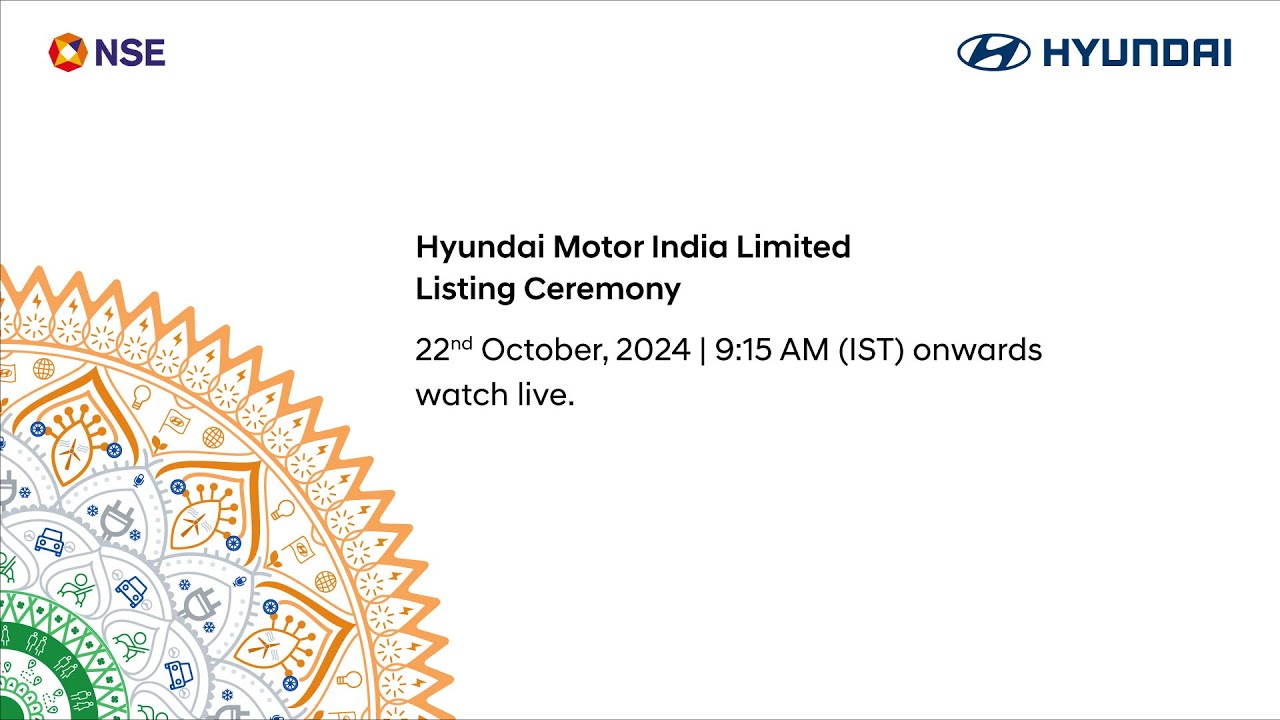 Listing Ceremony of Hyundai Motor India Limited