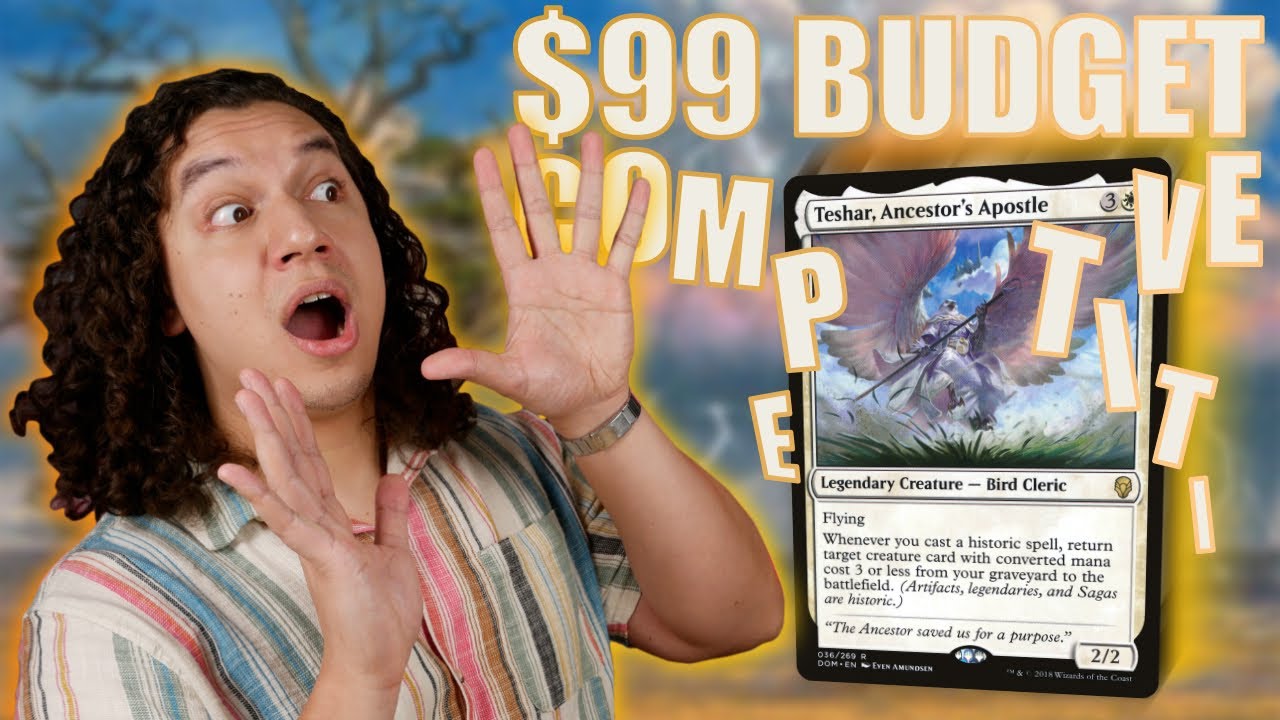 A $99 Budget Teshar, Ancestor's Apostle | Competitive Mono White? | MTG EDH cEDH Commander Deck Tech