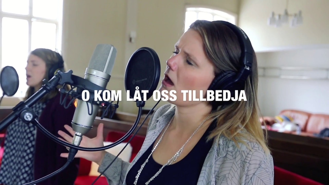 O KOM LÅT OSS TILLBEDJA (textvideo)  - svensk lovsång med Josefina Gniste från skivan 