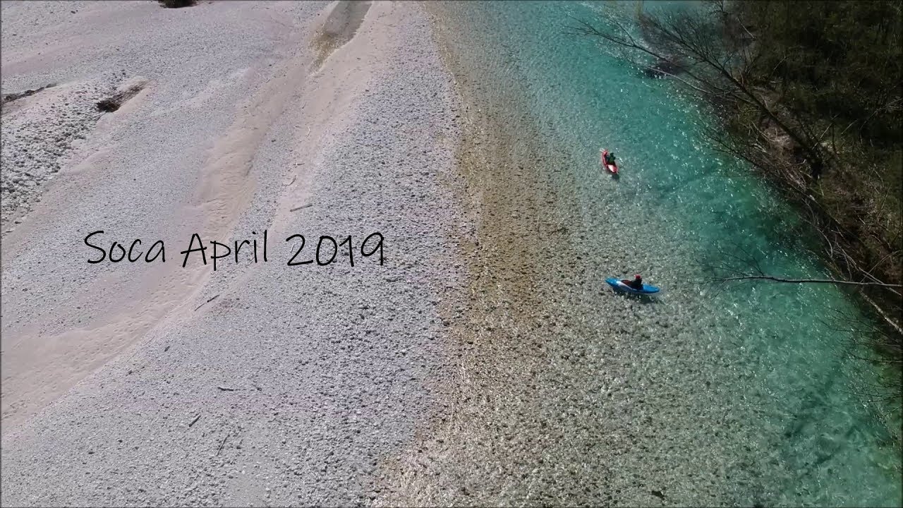 Soca April 2019 / Slowenien Bovec / Triglav Nationalpark / Wildwasser