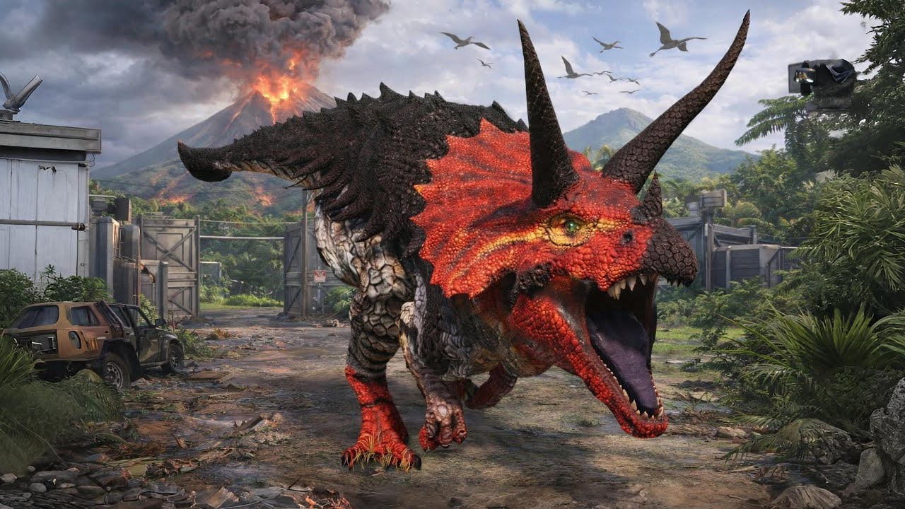 ALL 96 DINOSAUR SPECIES ESCAPE THE PARK DURING VOLCANIC DISASTER | Jurassic World Evolution 2