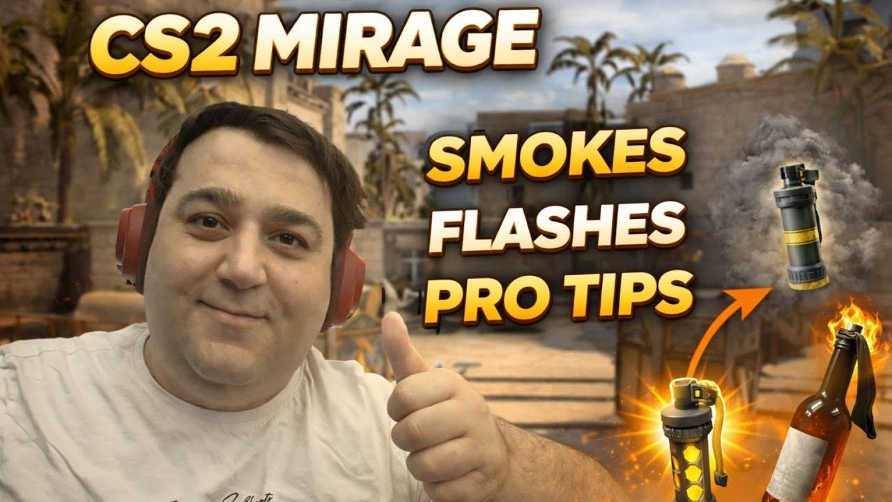 CS2 Mirage Guide | The Most Effective Smoke, Flash, Molotov, and Gameplay Tactics