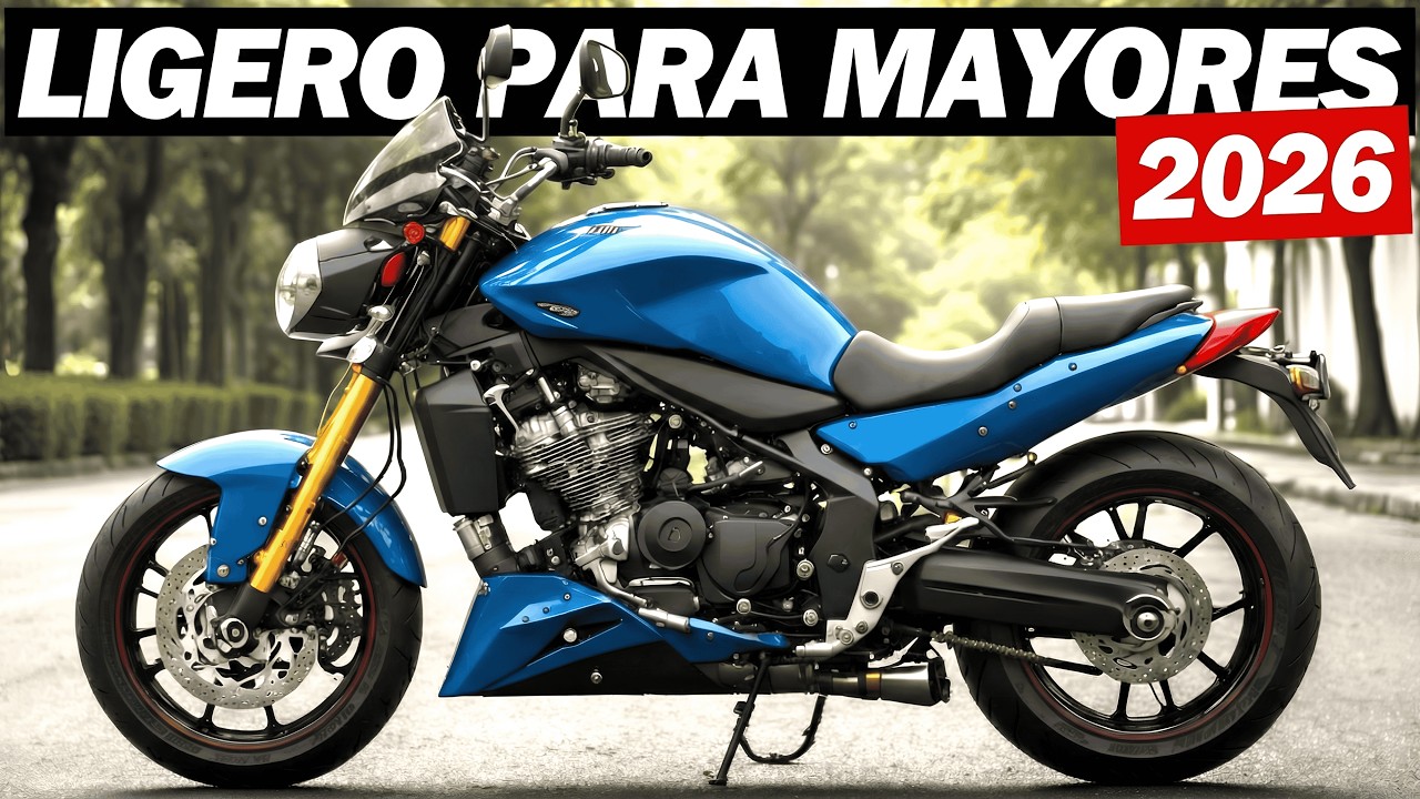Las 7 Mejores Motocicletas Ligeras para Adultos Mayores 2026
