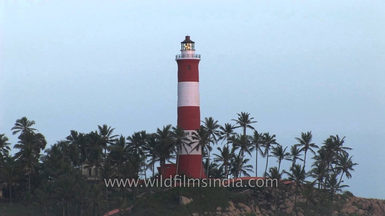 Light house as seen from Kovalam beach