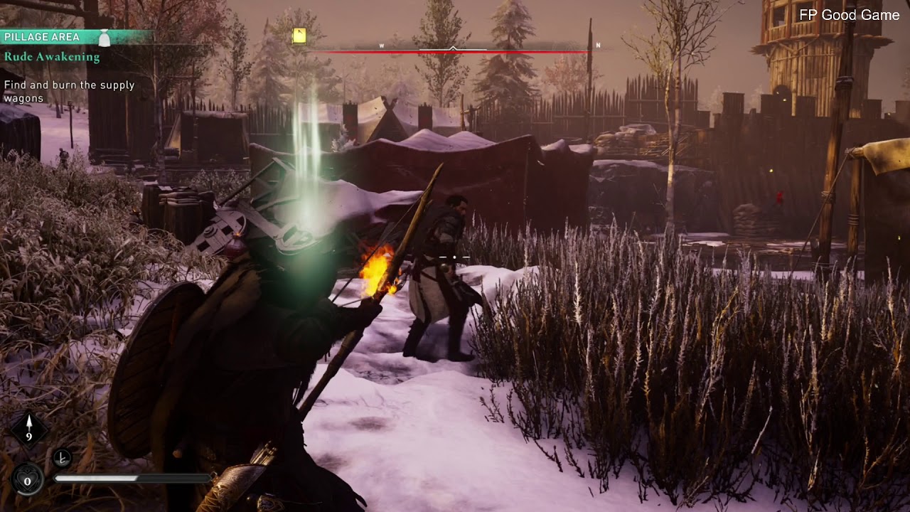 Assassin's Creed Valhalla Find and Burn the supply wagons