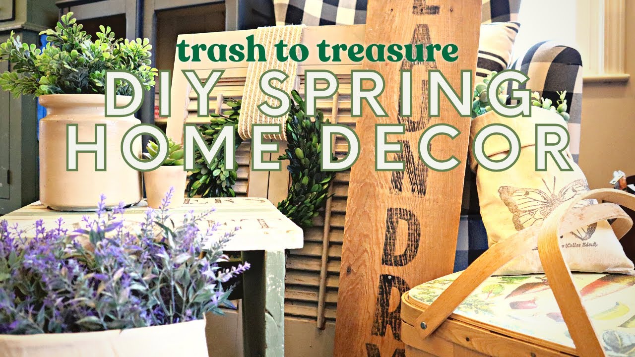 Spring 2024 DIY Tutorial Farmhouse Decor on a Budget | Iron Orchid Designs| Handmade Vintage Decor