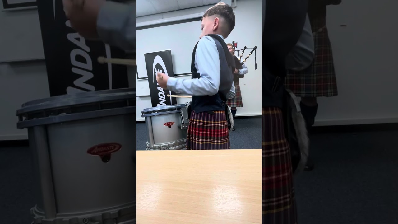 Callum freeburn-3rd place in juvenile section 3 @ World Solo Drumming Championships