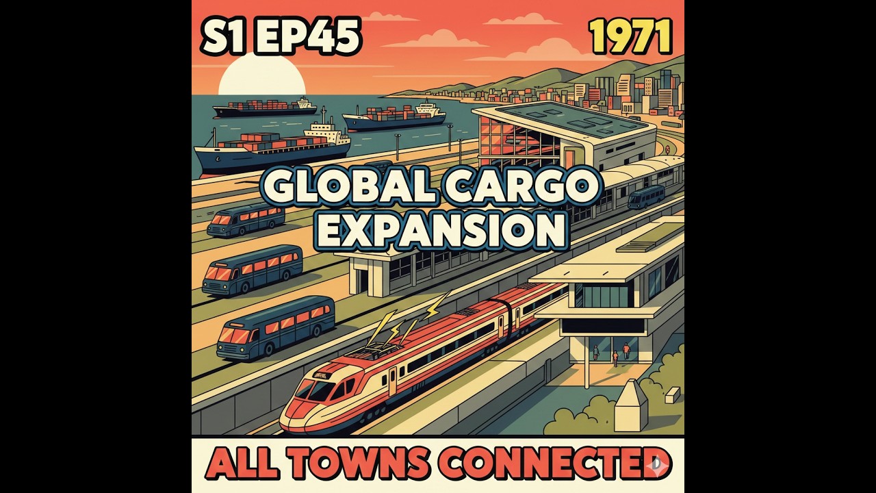 OpenTTD 100-Year Empire | S1 EP45: The Global Transport Expansion (1971)