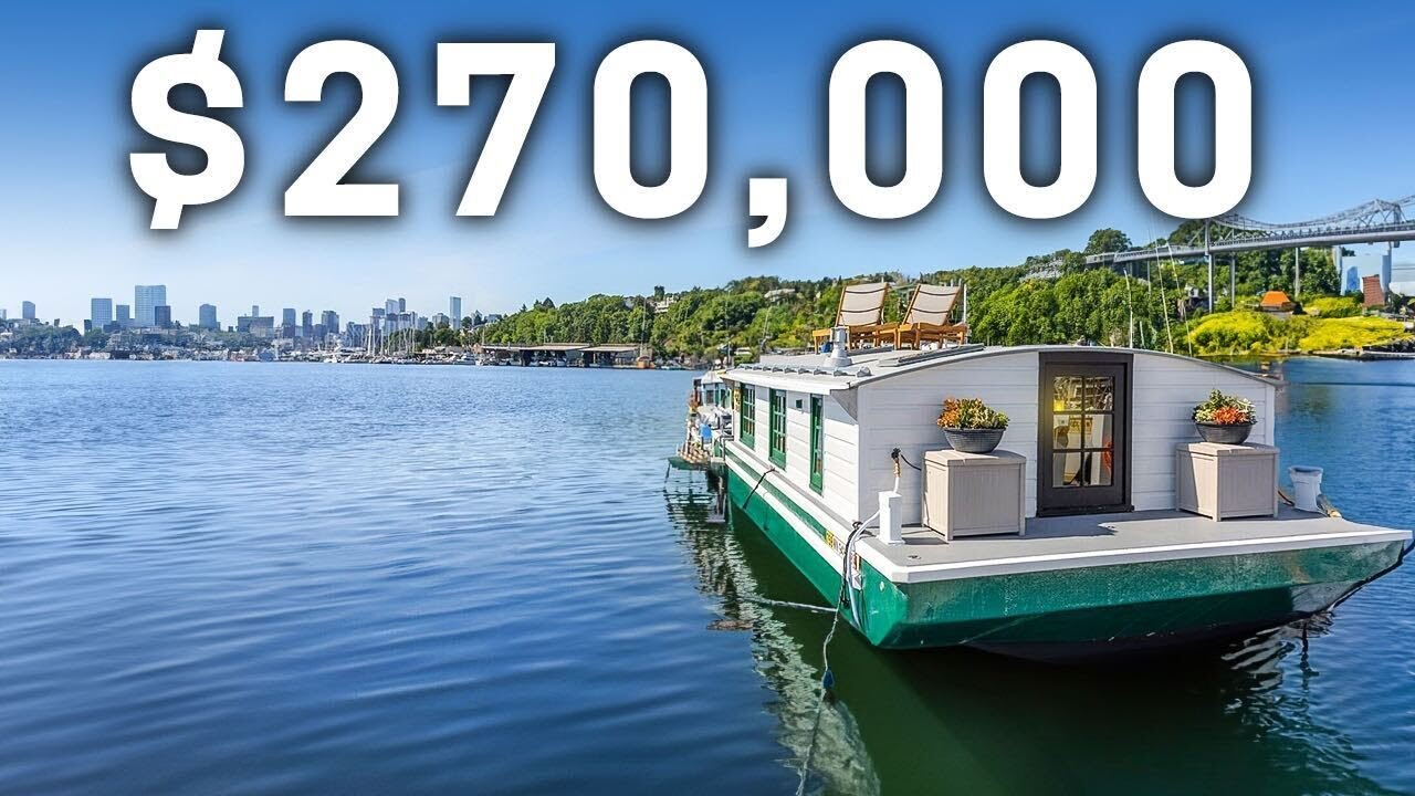 Inside a Seattle Houseboat With Insane Million Dollar Views