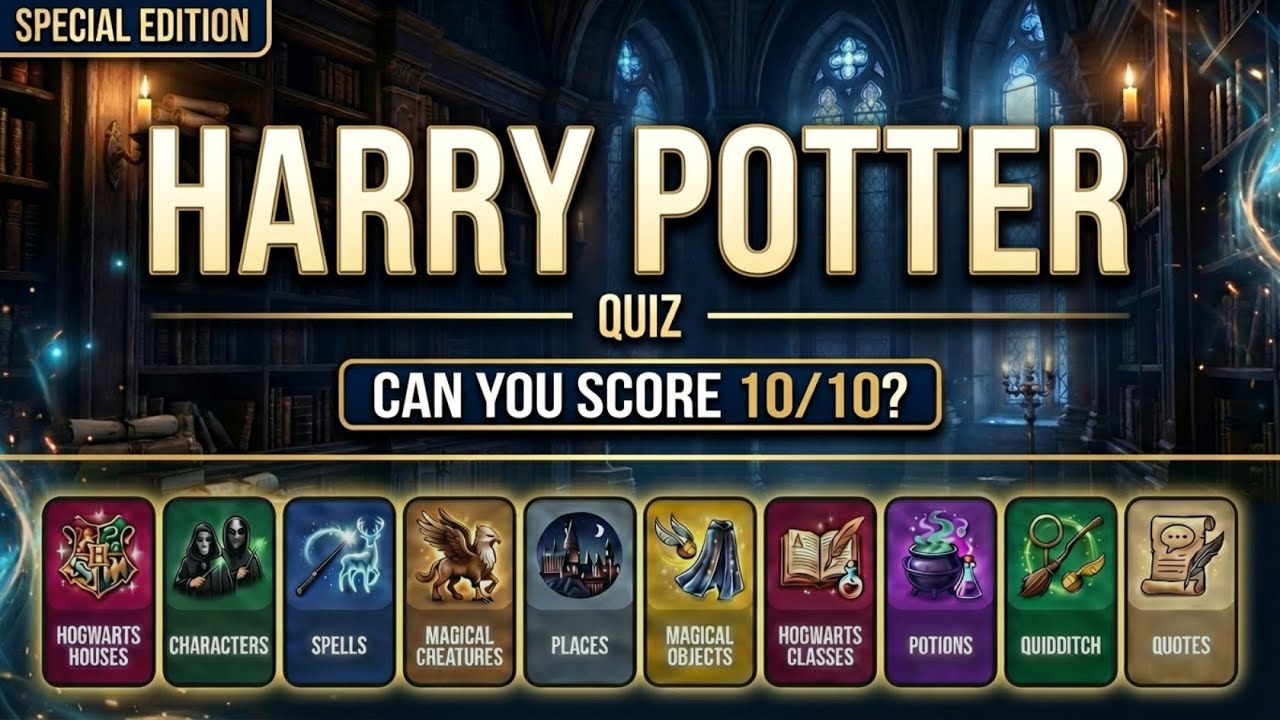 How Much Harry Potter Do You Know? | 10 Questions • 10 Topics (Special Edition)