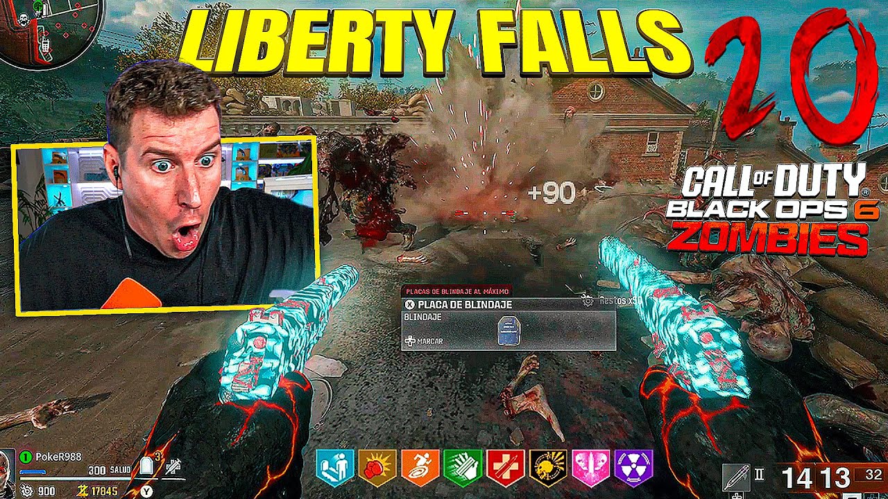 RONDA 20 NO HIT (DESAFIO DARK OPS) - ZOMBIES BLACK OPS 6 - POKER988
